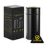 Gordon Smell Proof Airtight Aircraft Aluminum Storage Cigarette Jar, Black Stash Jars, 32 mm Size Smell Proof Container